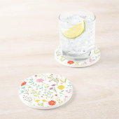 花柄 コースター (側面)