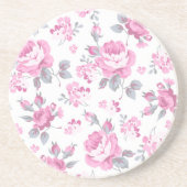 花柄 コースター (正面)