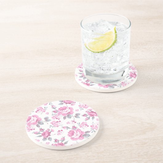 花柄 コースター (側面)