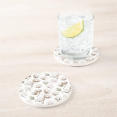 花柄 コースター (側面)