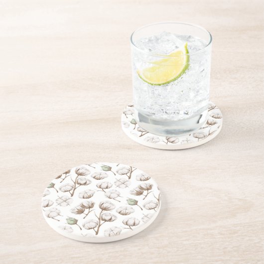 花柄 コースター (側面)