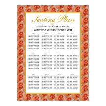 花柄 | コーラル ローズ | 120名様対応 | 着席プラン