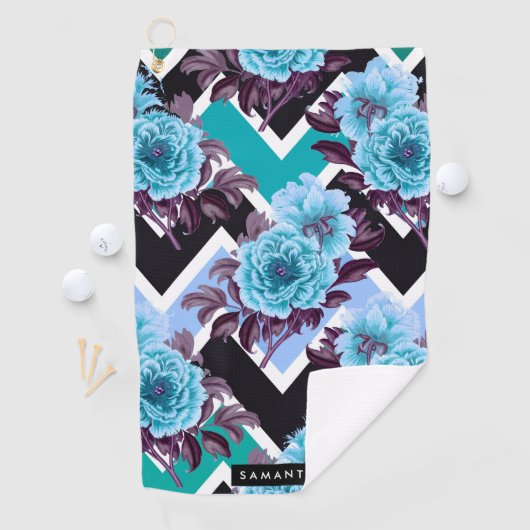 花柄 ゴルフタオル (インサイチュ)