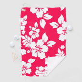 花柄 ゴルフタオル (インサイチュ)