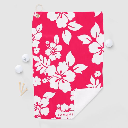 花柄 ゴルフタオル (インサイチュ)