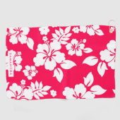 花柄 ゴルフタオル (横)