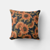 花柄 サーフェス パターン - ファッション デコレーション トロピカル クッション (正面)