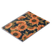 花柄 サーフェス パターン-ファッション デコレーション トロピカル ノートブック (左側)