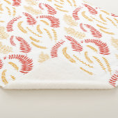 花柄 シェルパブランケット (3/4)