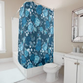 花柄 シャワーカーテン (インサイチュ)