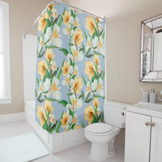 花柄 シャワーカーテン (インサイチュ)