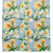 花柄 シャワーカーテン (正面)