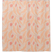 花柄 シャワーカーテン (正面)