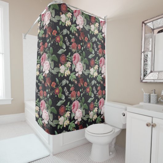 花柄 シャワーカーテン (インサイチュ)
