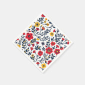 花柄 スタンダードカクテルナプキン (角)