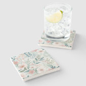 花柄 ストーンコースター (横)