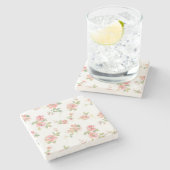 花柄 ストーンコースター (横)