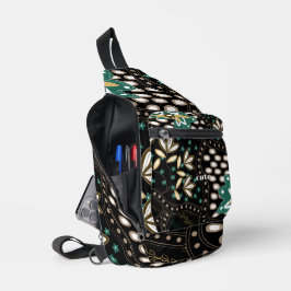 花柄 スリングバッグ