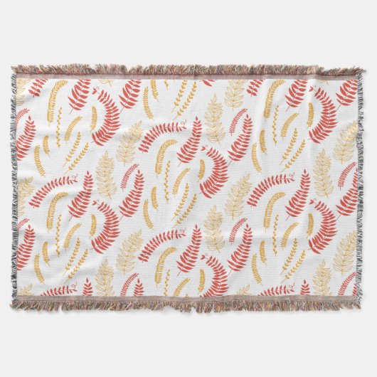 花柄 スローブランケット (正面)