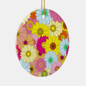 花柄 セラミックオーナメント (右)