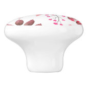 花柄 セラミックノブ (側面)