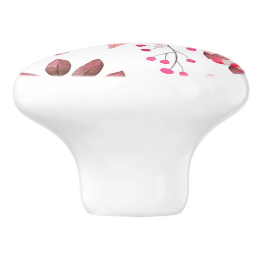 花柄 セラミックノブ (側面)