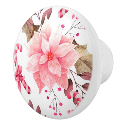 花柄 セラミックノブ (右)