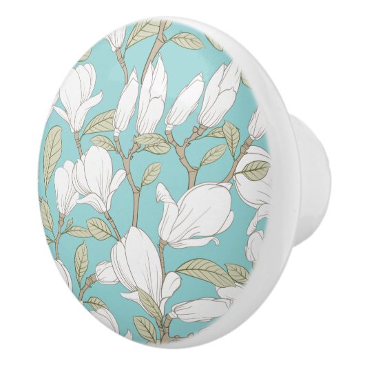 花柄 セラミックノブ (右)