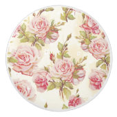 花柄 セラミックノブ (正面)