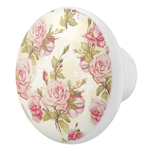 花柄 セラミックノブ (右)