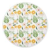 花柄 セラミックノブ (正面)