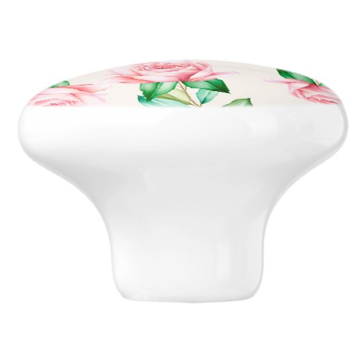 花柄 セラミックノブ (側面)