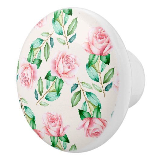 花柄 セラミックノブ (右)