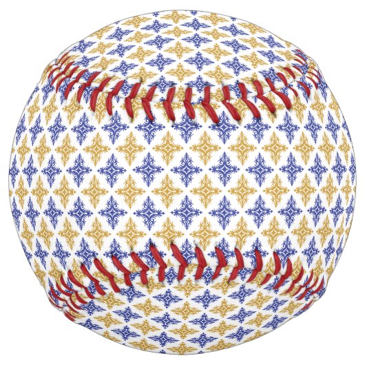 花柄 ソフトボール (裏面)