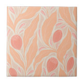 花柄 タイル (正面)