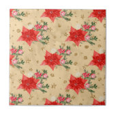 花柄 タイル (正面)