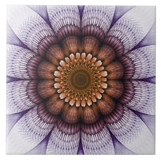 花柄 タイル (正面)