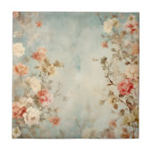 花柄 タイル (正面)