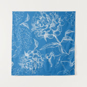 花柄 タペストリー (正面)