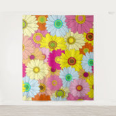 花柄 タペストリー (正面)