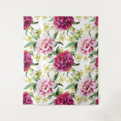 花柄 タペストリー (正面)