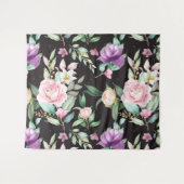 花柄 タペストリー (正面(横))