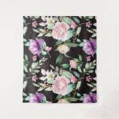 花柄 タペストリー (正面)