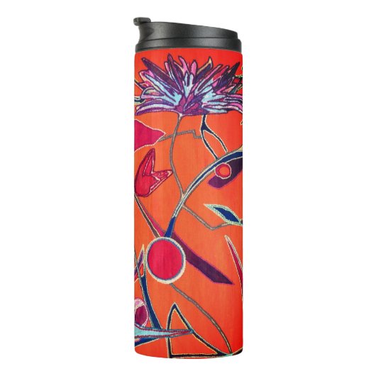 花柄 タンブラー (回転右)