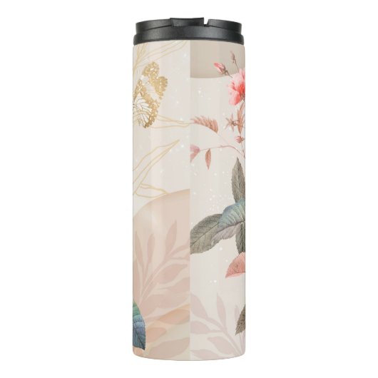 花柄 タンブラー (裏面)