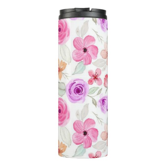 花柄 タンブラー (裏面)