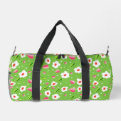 花柄 ダッフルバッグ (裏面)