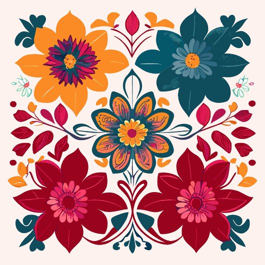 花柄 ダッフルバッグ