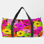 花柄 ダッフルバッグ (裏面)