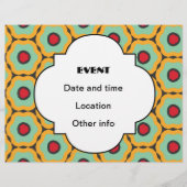 花柄 チラシ (正面)